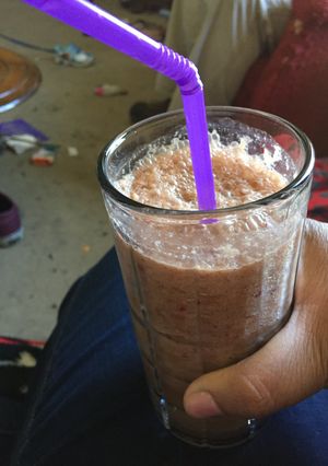 A picture of Poison Caramel Apple Shake.