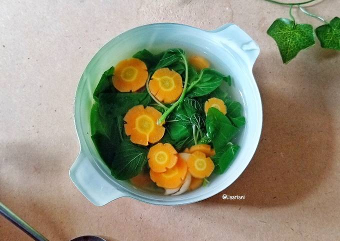 Resep Sayur Bayam Dan Wortel Oleh Lia Ariani Cookpad