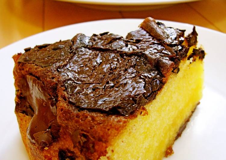 Recipe of Speedy So Easy! Moist Chocolate Butter Cake made with Pancake Mix
