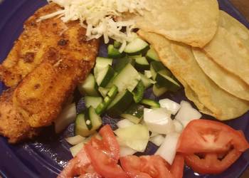 How to Make Tasty Tilapia Fish tacos gluten free