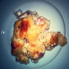 A picture of Bubbled Chicken Cordon Bleu.