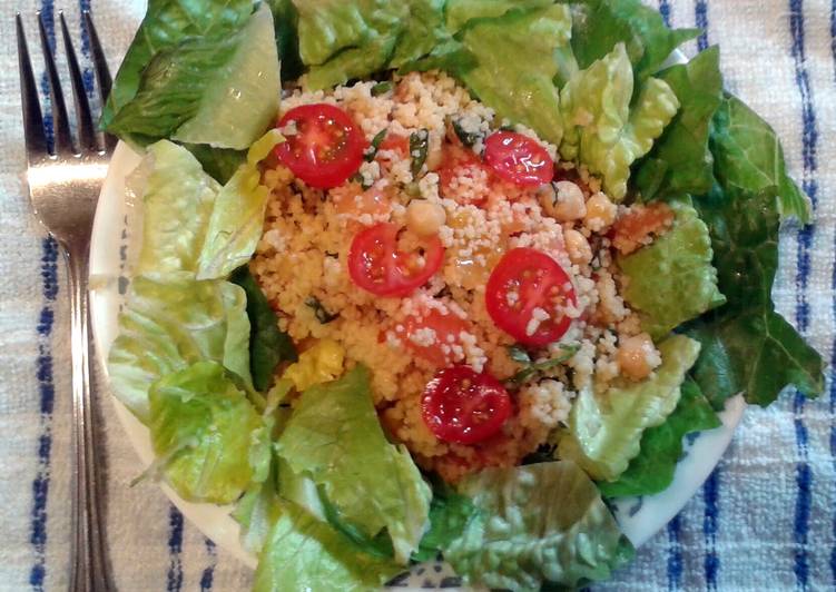 low fat Couscous Salad | how to make healthy Couscous Salad