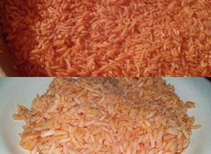 Una foto de Arroz Rojo, No se pega, no se bate🍚👍