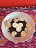 Chocolate coconut porridge