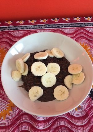 A picture of Chocolate coconut porridge.