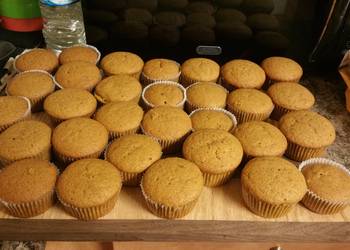 Easy Prepare Recipe Pumpking Bar Muffins  Home Style