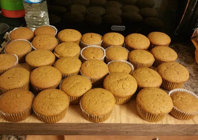 Recipe of Ultimate Pumpking Bar Muffins!!♡ :)
