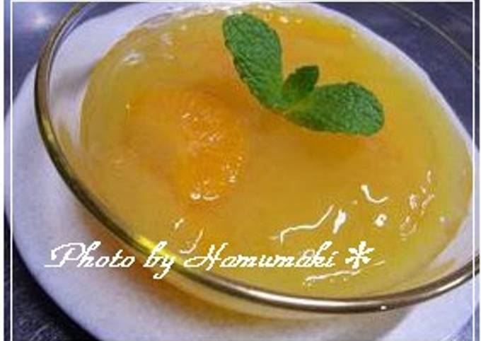 Orange Juice Agar Jello Recipe by cookpad.japan - Cookpad