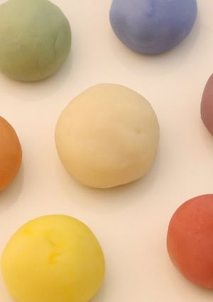 A picture of Basic Nerikiri (Bean Paste and Rice Dough).