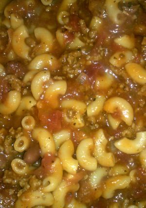A picture of American Goulash.