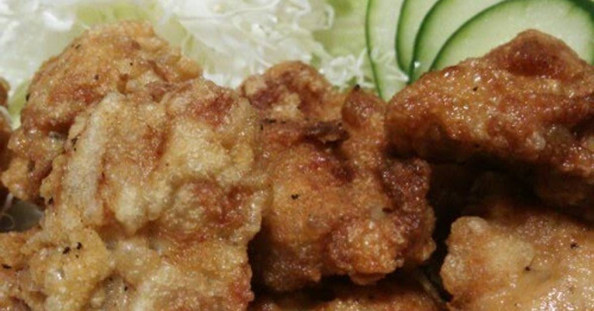 Fried Chicken Karaage Just Like The Ramen Shop's Recipe by cookpad ...