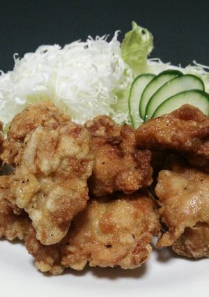 A picture of Fried Chicken Karaage Just Like The Ramen Shop's.