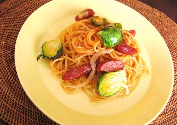 Recipe: Yummy Pasta Napolitan for Adults - A Cafe-style Lunch