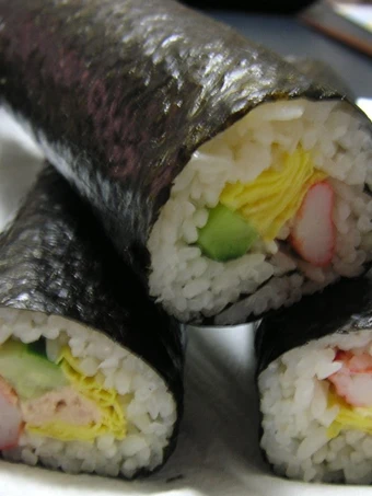 Easy Steps to Prepare Recipes Salad Sushi Rolls - Great for Festive Occasions the Delicious Appealing.