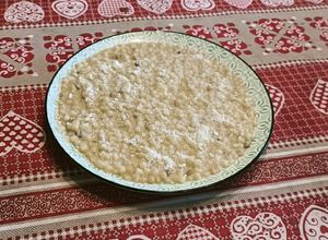 Foto di Fregola Cacio, Pepe e Miso Bianco