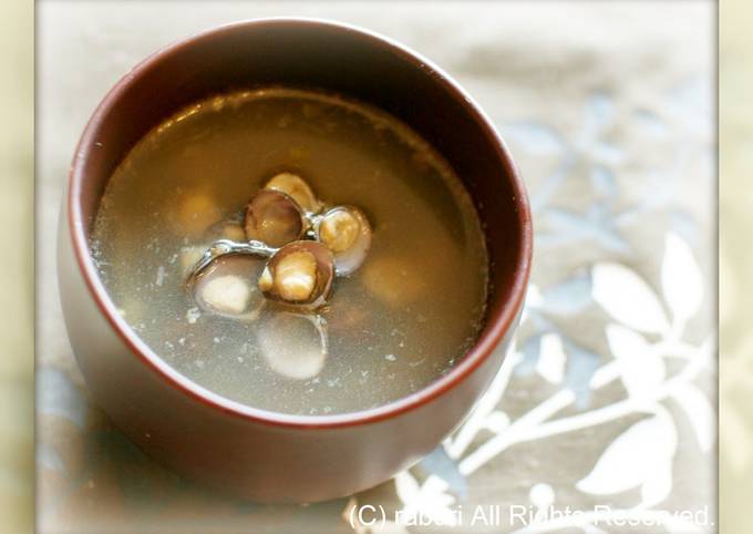 Recipe of Super Quick Homemade Shijimi Clam Soup for Hangover Prevention