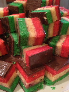 A picture of Rainbow Cookies.