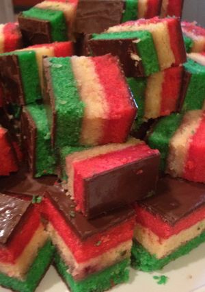 A picture of Rainbow Cookies.