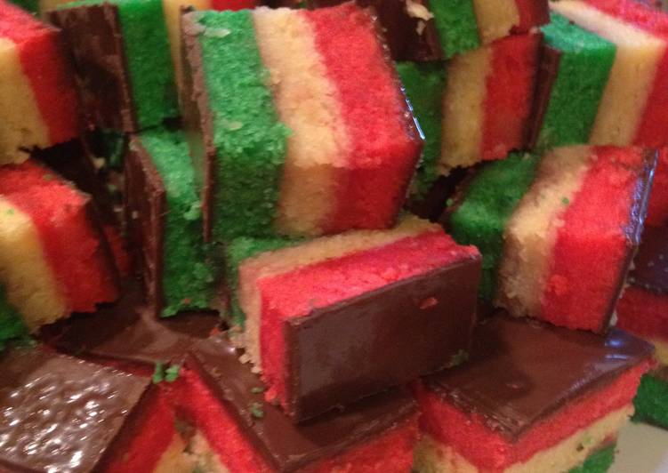 Simple Way to Prepare Favorite Rainbow Cookies