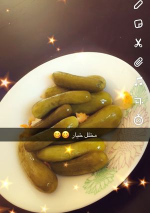 صورة لوصفة مخلل الخيار