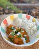 Butter chicken estilo indio