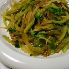 A picture of Refrigerator Staple - Simple Celery Stir Fry.