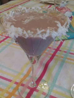 A picture of Chocolate Covered Coconut Martini.