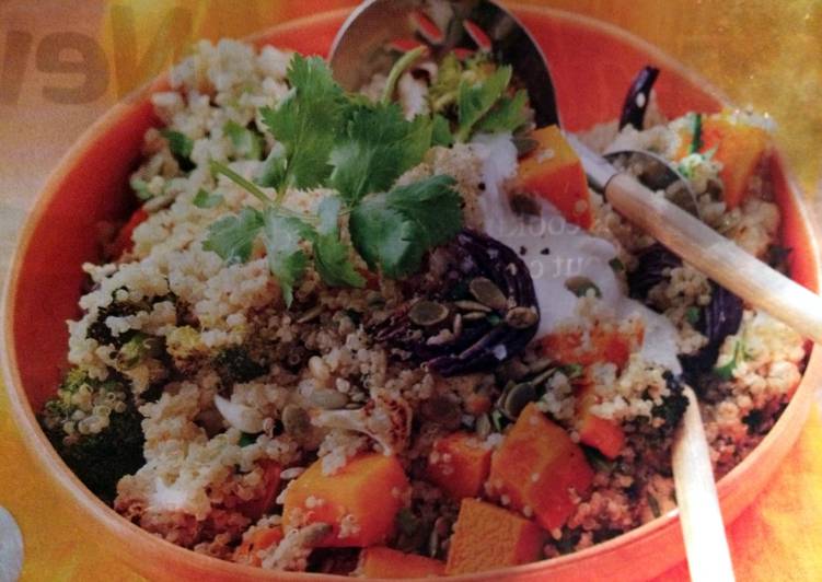 Dukkah-roasted Veggie Quinoa Salad Dukkah-roasted Veggie Quinoa Salad
