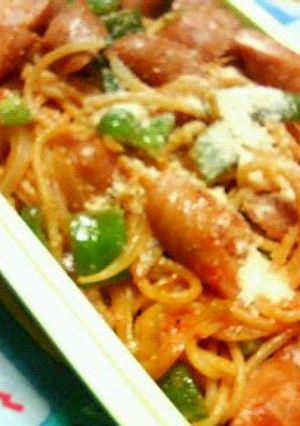 A picture of For Bentos: Easy and Flavorful Spaghetti Napolitan.