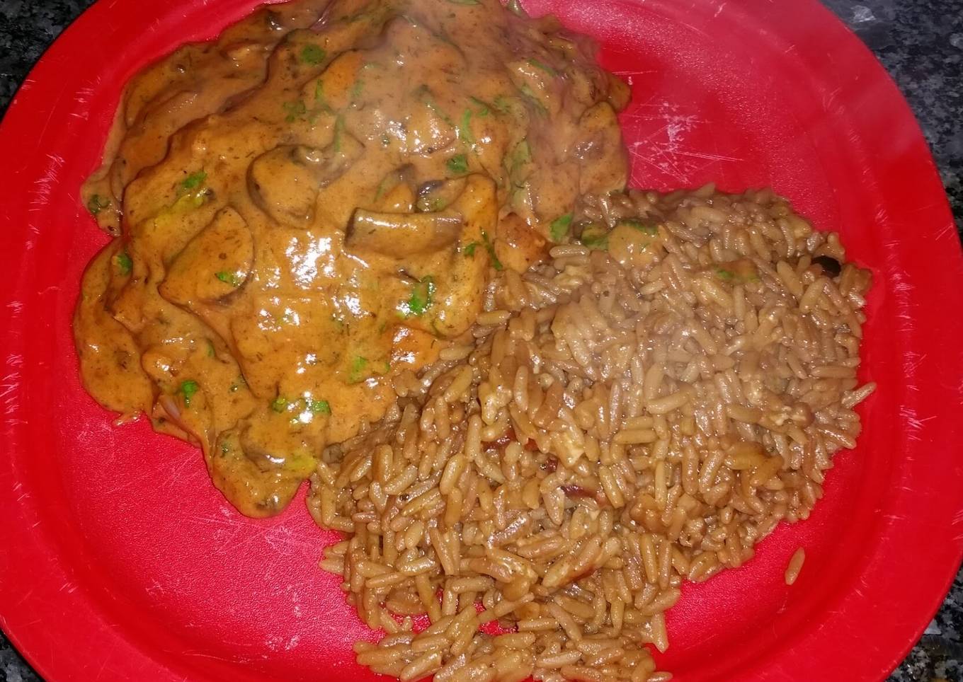 Paprika & Mushroom Pork Chops