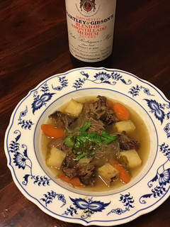 A picture of California Farm Clear Oxtail Soup.