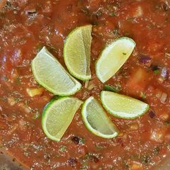 A picture of Roasted Bloody Maria Salsa.