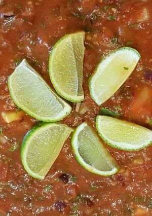 A picture of Roasted Bloody Maria Salsa.