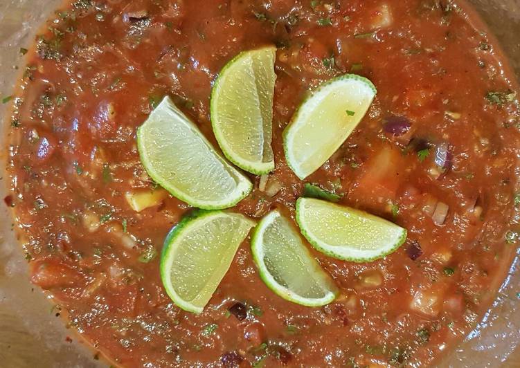 Roasted Bloody Maria Salsa