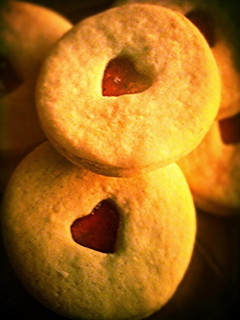 A picture of The best ever jam filled cookies!.