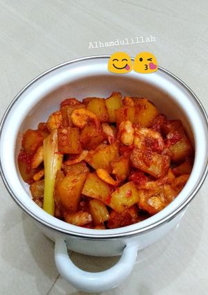 Foto resep Sambal kentang dan udang