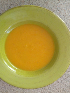 A picture of Carrot ginger soup.