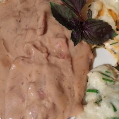 A picture of Baked Hamburger Steak.
