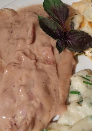 A picture of Baked Hamburger Steak.