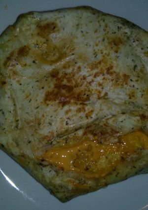 A picture of Crunchy chicken taco wrap.