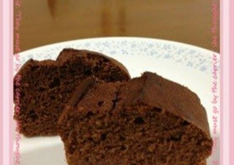 Moist Chocolate Cake Made with Yogurt and Pancake Mix