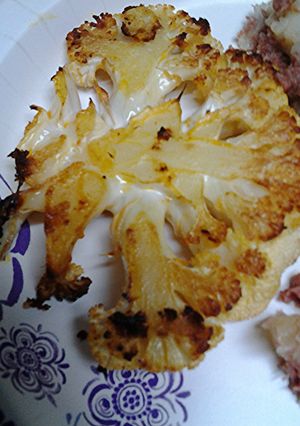 A picture of Cauliflower Steaks.
