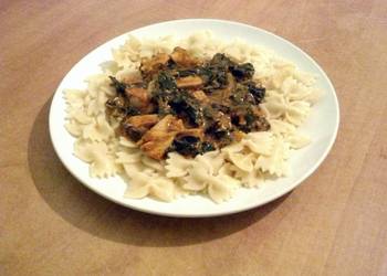 Easiest Way to Prepare Appetizing Cajun Cream Sauce with Chard and Chicken Over Pasta
