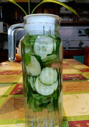 A picture of Cucumber Water.