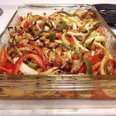 A picture of Baked Chicken Fajitas - Heart Healthy.