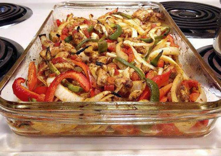 Steps to Make Speedy Baked Chicken Fajitas - Heart Healthy