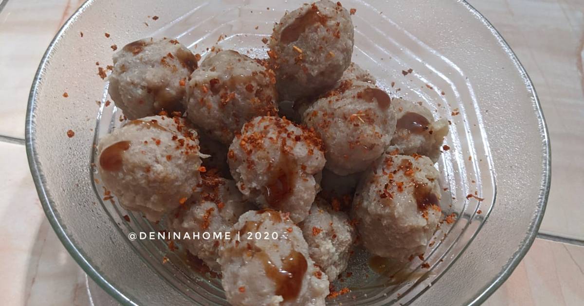 Resep Resep Bakso Sapi Kenyal Alami Yang Enak Antigagal Oleh Denina