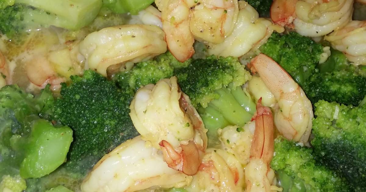 Garlic & lemon pepper shrimp and broccoli Recipe by sharita.robertson