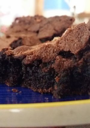 A picture of Chewy Gooey Whole Wheat Brownie...