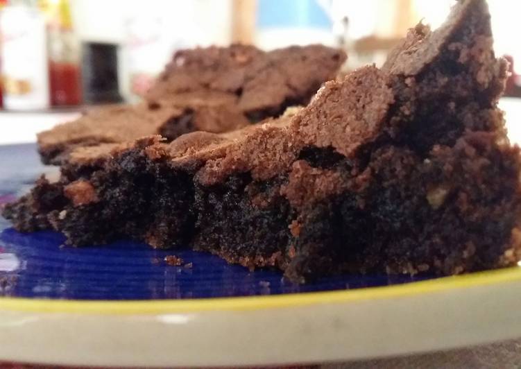 How to Make Quick Chewy Gooey Whole Wheat Brownie..